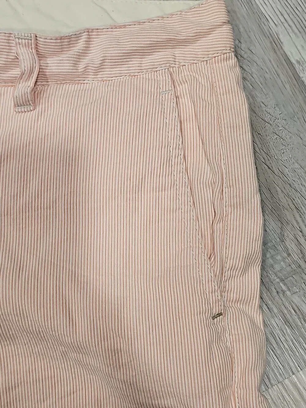Men's Tommy Bahama Pink Stripe Flat Front Shorts